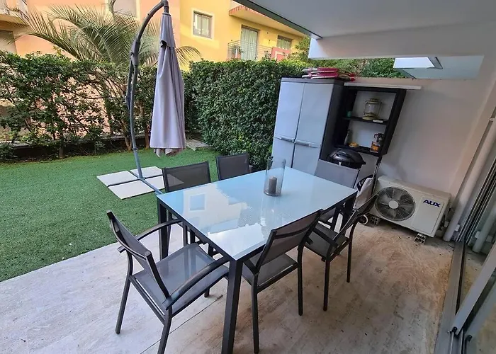 Le Lodge, T2 classé 3 étoiles avec jardin, parking, piscine&mer à 2 pas